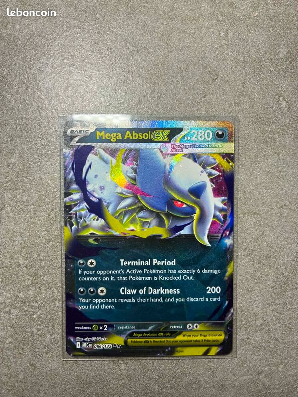Méga-Absol EX 086/132 - Mega Evolutions FR (Neu (gemäss Beschreibung Méga-Absol EX 086/132 - Mega Evolutions FR (Neu (gemäss Beschreibung