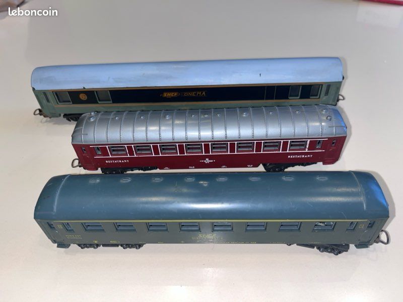 Lot De 7 Wagons Marchandises Jouef - Occasion, Pour Réseau De Train Miniature