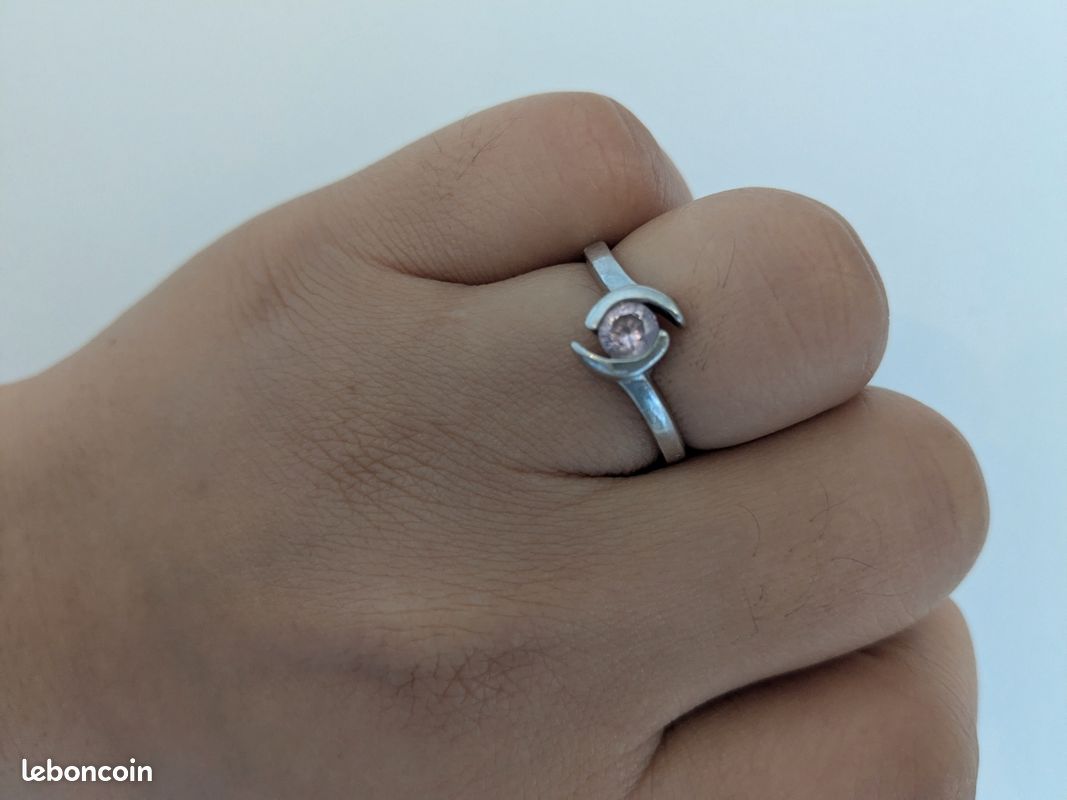 Bague Jonc Argent Massif 925 – Création BRIGITTE – Taille 59 – Vintage