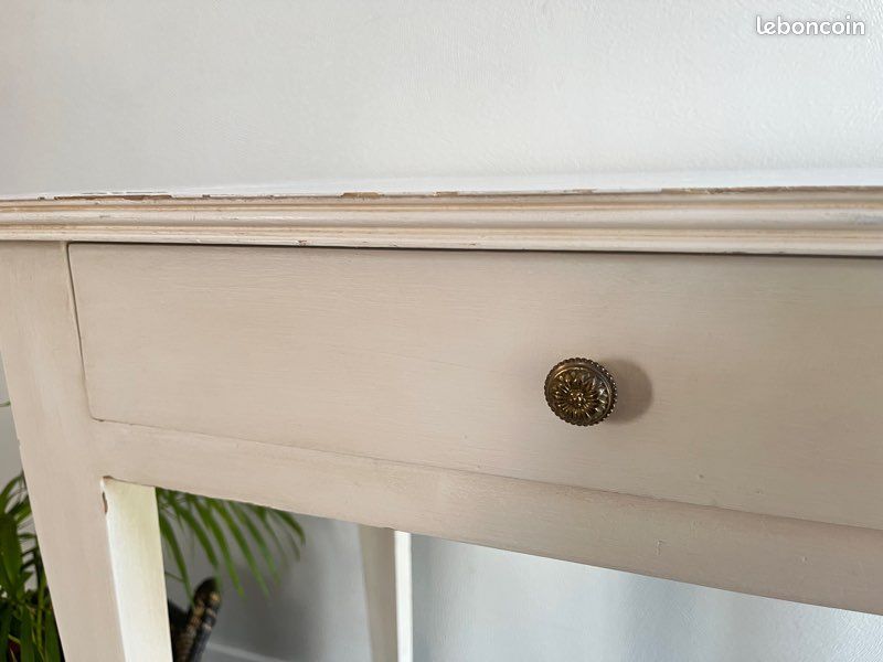 Ancienne petite table bois patiné / bureau / table d’appoint (image 8)