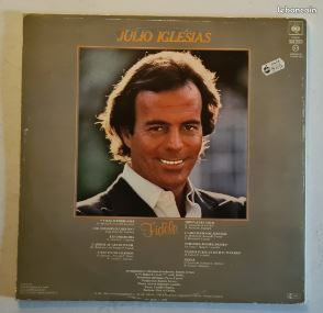 Disque 33 tours JULIO IGLESIAS : Fidèle (image 3)