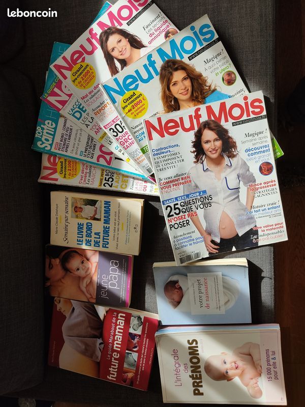 Livres magazines sur la grossesse, la naissance (image 2)