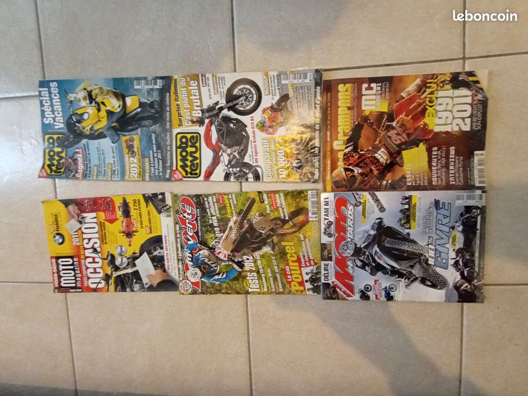 Lot 6 magazines moto (image 1)