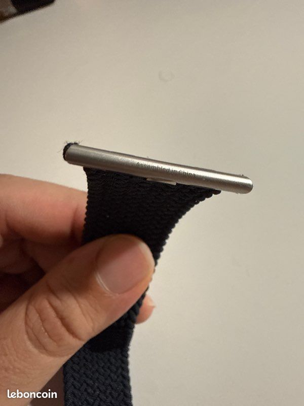 Bracelet Apple Watch | Boucle unique tressée | Minuit | Taille 12 (image 3)
