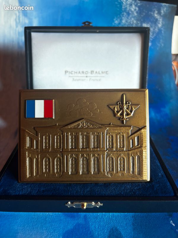 Plaque Arc Vintage En Bronze Avec Douille Et Drapeau Fairlead - Pour Bateau - Modèle B26