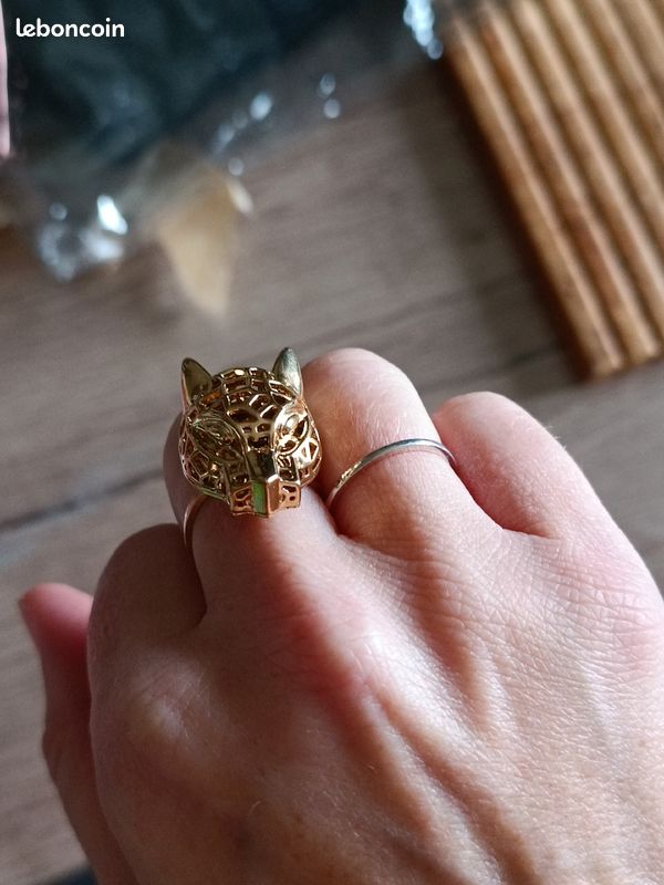 Bague Jaguar Femme Bague Doré Panthère/jaguar Inspiration 