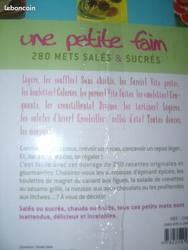 Livre "Une petite faim" * NEUF sous blister (image 3)