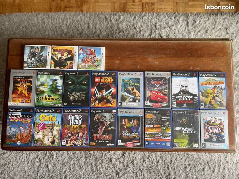 Lots jeux et boîtiers vides PS2 / 3DS (image 1)