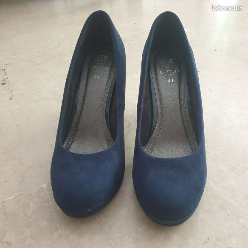 Escarpins bleu marine (image 4)