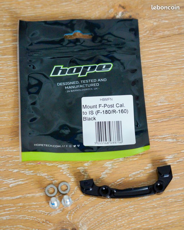 Adaptateur De Fourche Skuad PM-FM F160 - Aluminium Noir - VTT