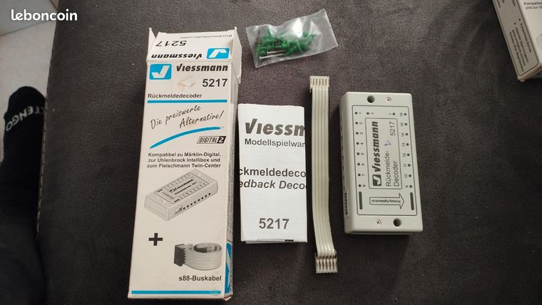 Viessmann H0 - 5217 - Digitales Steuergerät (5) - 3x Rückmeldedecoder
