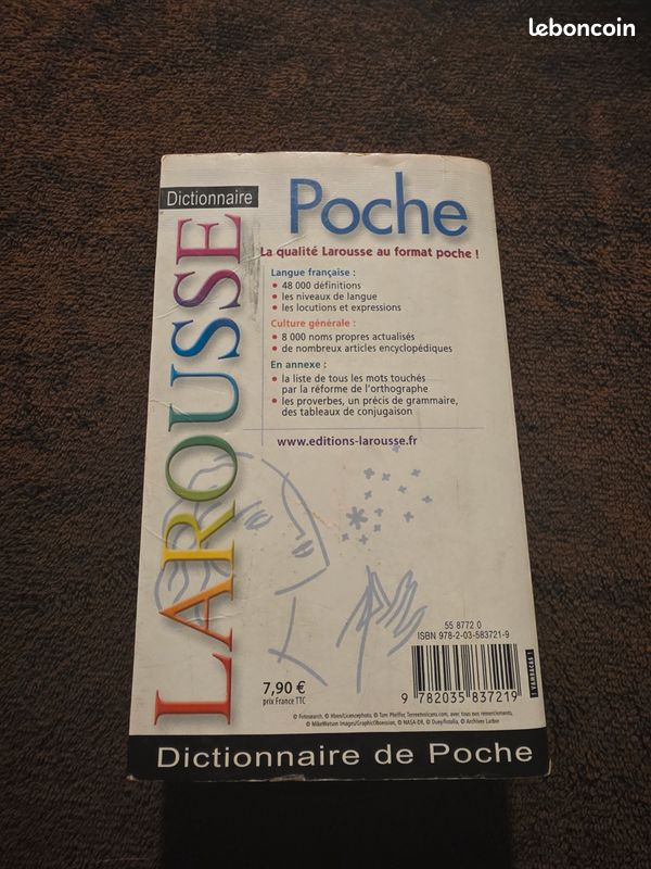 Dictionnaire larousse vue de cote — LBC AT'Brocante Troyes