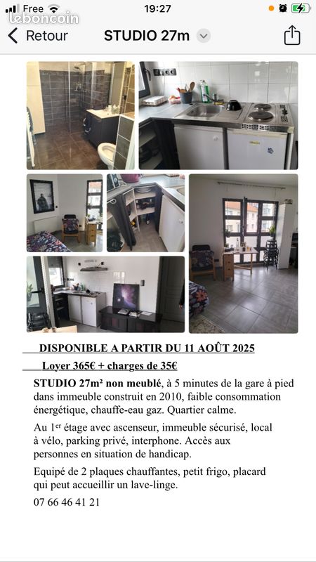 Appartement 1 pièce 27 m² · à Troyes · 27 m² · 395 €/mois