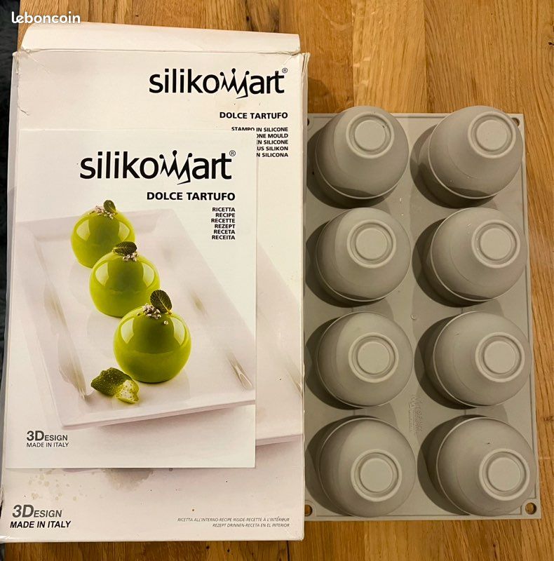 Moule silicone pour pâtisserie ou entremets ronds (image 1)