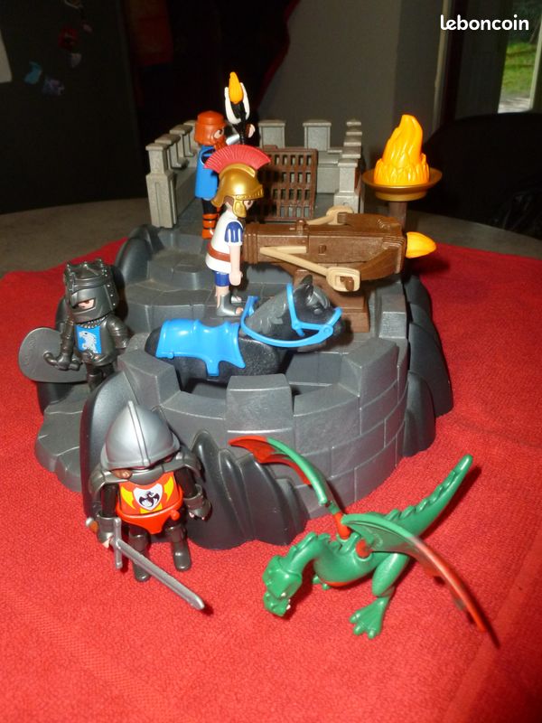 Chateau fort playmobile + dragon et chevalier (image 2)