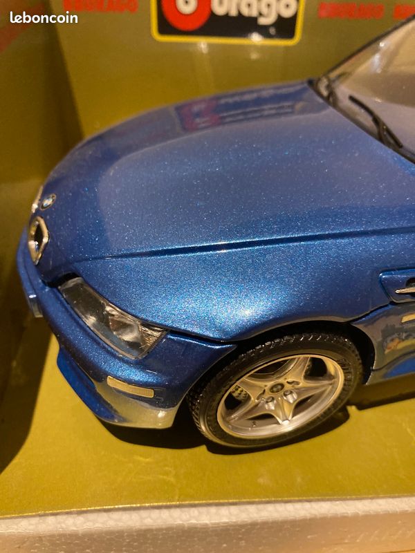 BMW Z3 M Coupé Bleu Métal – UT MODELS 1/18 – Miniature De Collection (sans Boîte)