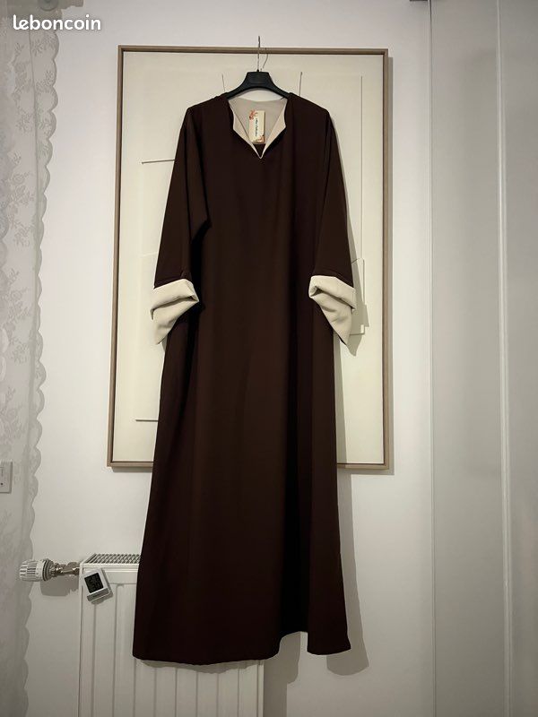 Robe longue marron (image 4)