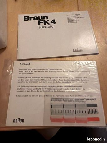 Presse Adhésive Motrice Braun FK-1 Pour Projecteur Super 8 - Occasion