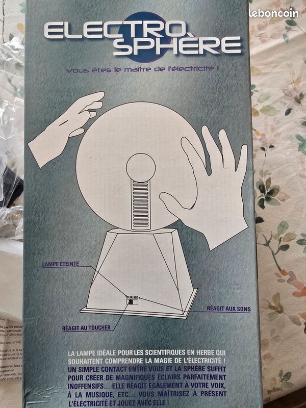 Lampe électro sphère plasma (image 4)