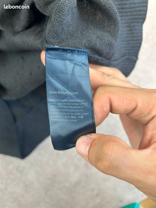 Pull Tommy Hilfiger Gris pour homme M #PTH.058 (image 9)