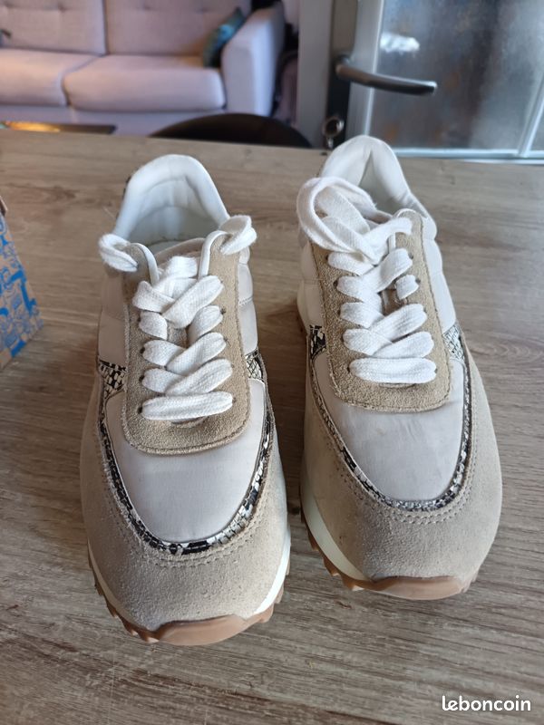 HOT Zara Chaussures Basket Blanche Zara Femme Basket Zara