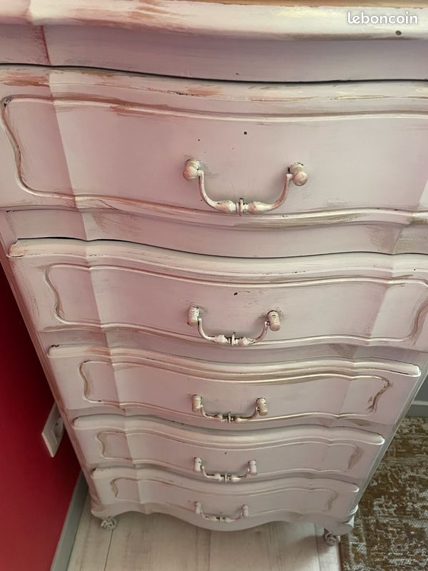 Meuble salon, chambre, dressing shabby en bois massif (image 3)