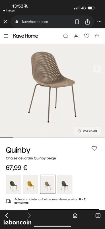 Chaises à manger (image 3)