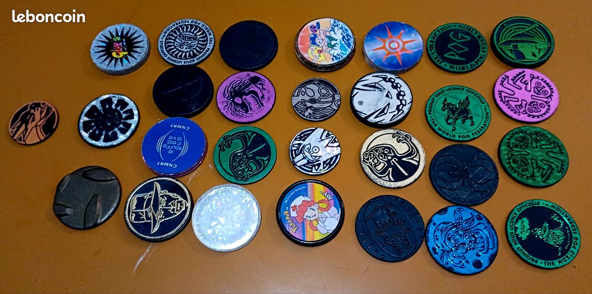 Astérix & Obélix - LOT DE 7 POG CAPS SPIROU + 2 KINI DUPUIS 1995 Astérix & Obélix - LOT DE 7 POG CAPS SPIROU + 2 KINI DUPUIS 1995