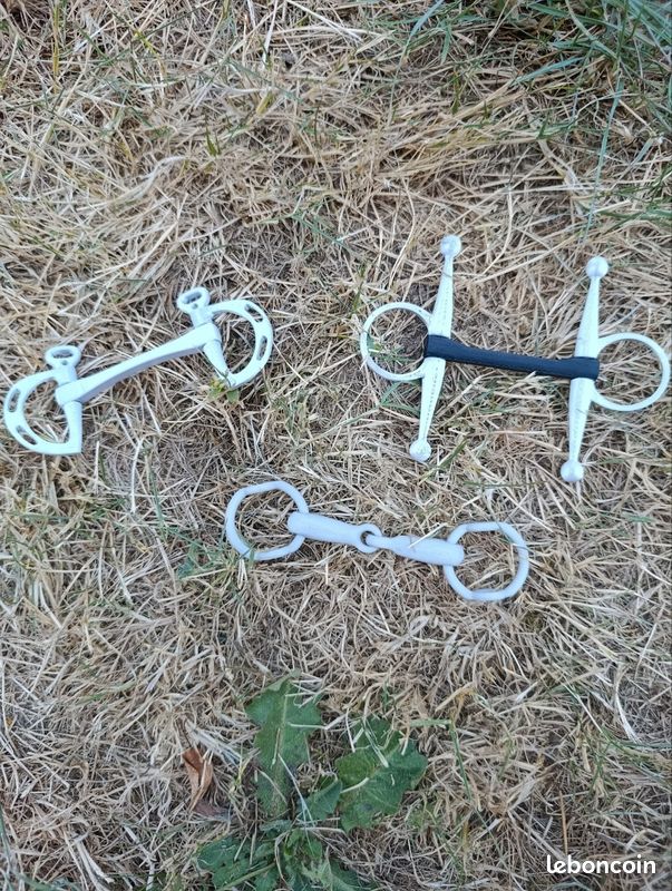 Mors Pour Hobby Horse – Double Mors, Strass, Rênes Décorées, Fait Main En Allemagne