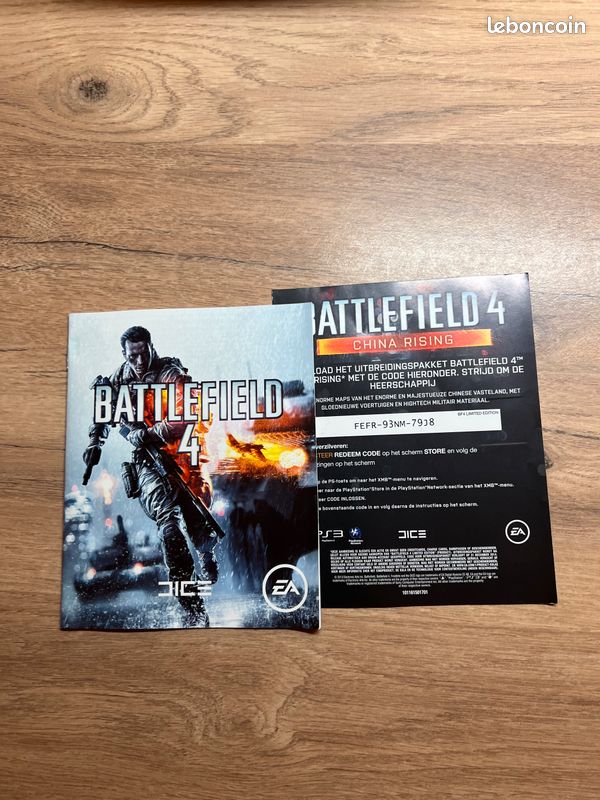 Jeu Battlefield 4 PS3 - Version FR Complète, En Très Bon état, Boîte Et Notice
