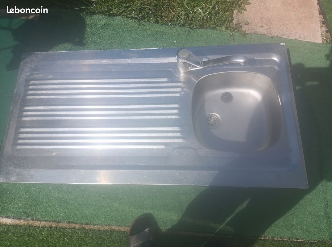 Évier cuisine 120cm*60cm avec robinet (image 4)