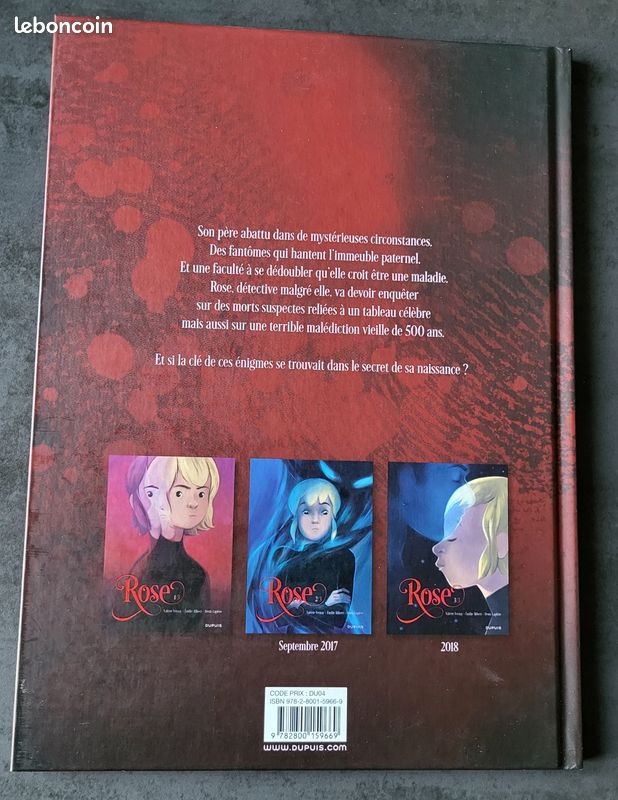 Dedicace valerie vernay - rose - tome 1 - lapiere (image 3)