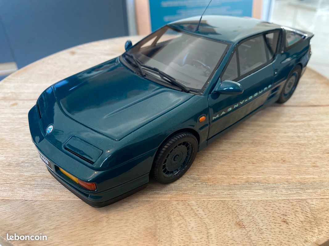 Alpine A610 Version Magny-Cours - Otto Mobile 1/18 - Résine Verte - Boîte Fermée