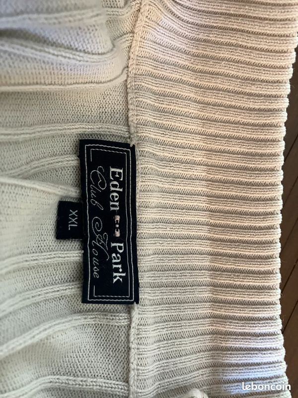 Gilet Blanc Eden Park (image 4)