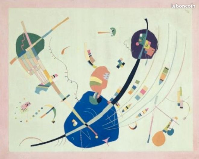 Affiche Kandinsky Vers le bleu (image 1)