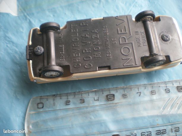 Miniature Norev Chevrolet Corvair Monza - Référence 59, Modèle 1963, Occasion