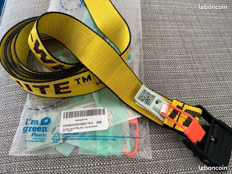 Ceinture Off white jaune Accessoires Bagagerie