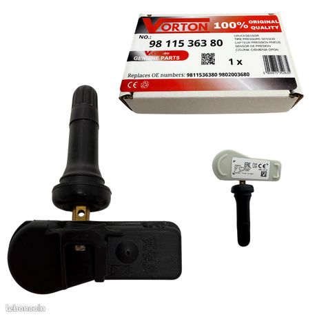 4 Capteurs TPMS 433 MHz 9811536380 Pour Peugeot 207 301 308 3008 408 508 5008 Et Citroën C5 DS4 DS5 - Surveillance Pression Pneus