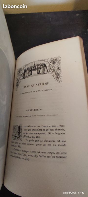 Abbe l. Bautain l imitation de jesus christ1857 (image 13)