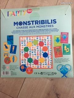 Jeu d'anniversaire pochette party monstribilis chasse aux monstres (image 2)