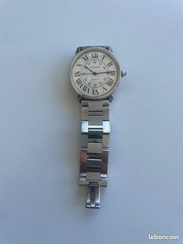 Lot de 4 montres Automatiques Cartier Herbelin Seiko Bulova (image 2)