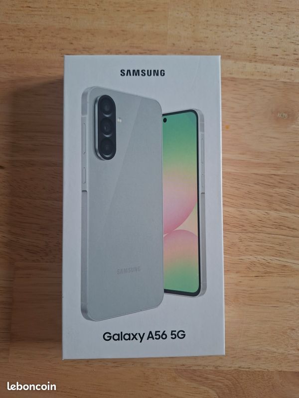 Téléphone Samsung Galaxy A56 5G 256GB neuf couleur vert sauge [revente suite à erreur d'achat] (image 3)