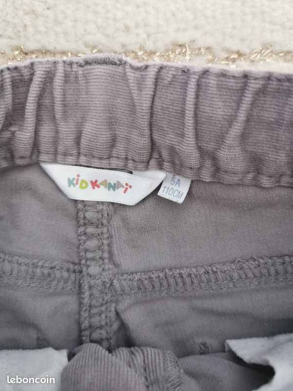 Pantalon velours fille 5 ans (image 3)