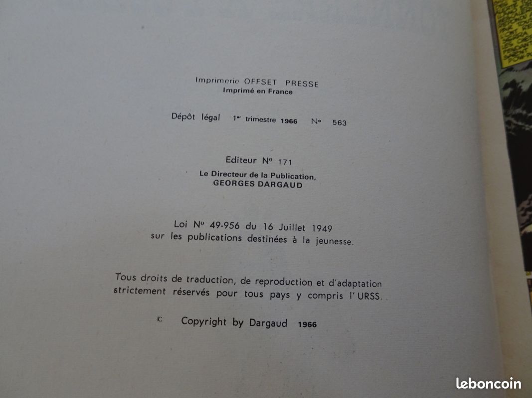 BD tonnerre à l'ouest 1966 (image 6)