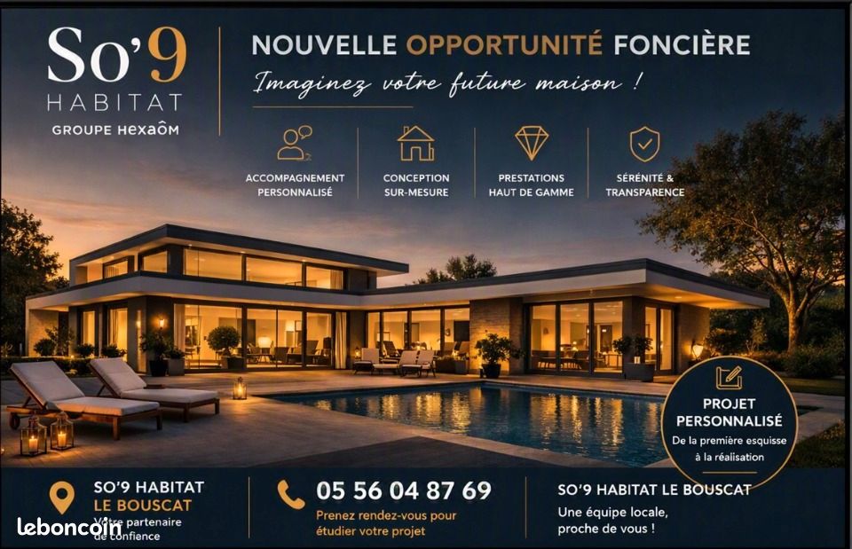 Terrain 520 m² Pessac · 255 000 €