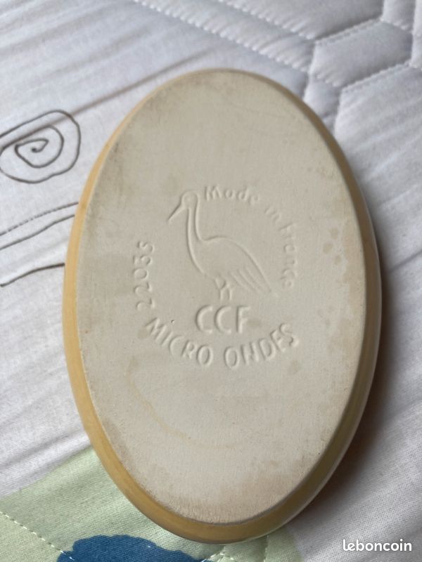 Petit plat oval CCF 16x11x3 cm en grès (image 3)