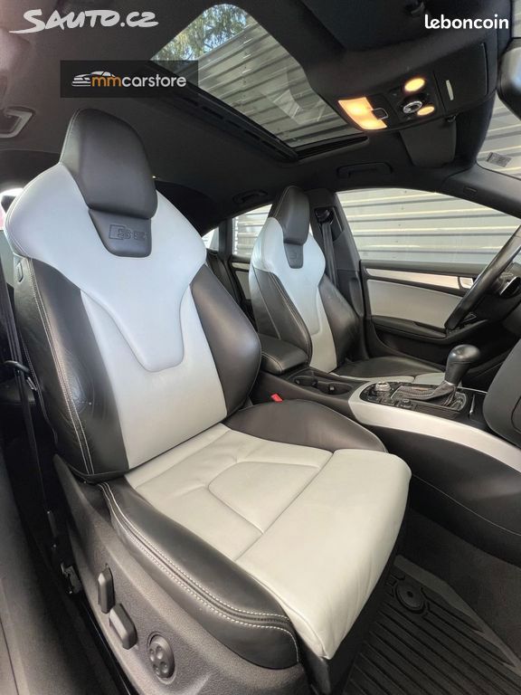 Audi S5 3.0 V6 TFSI 333ch - Sièges cuir bi colore Climatisation automatique Rétroviseurs chauffants (image 12)