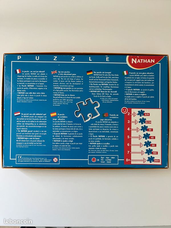 Puzzle Titeuf Nathan, 252 pcs, enfant, jeux de société (image 3)