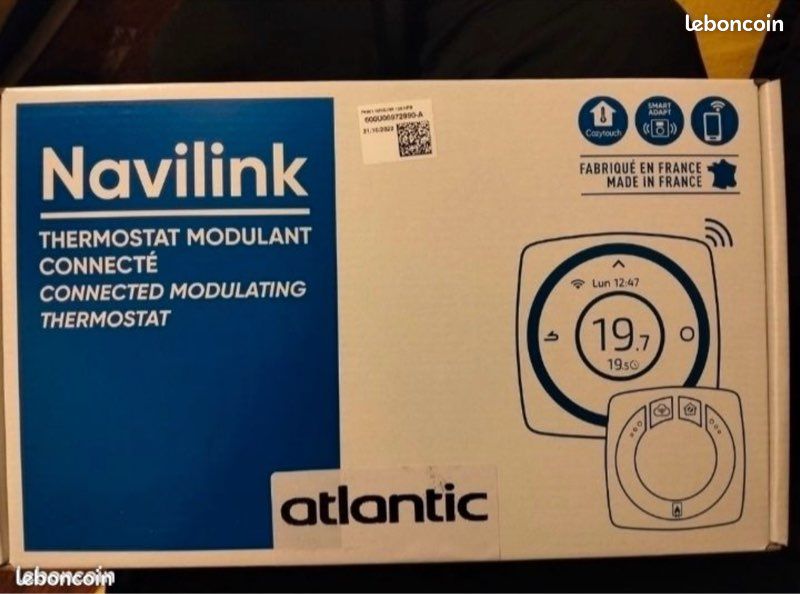 1 thermostat - H 128 Atlantic modulant connecte navilink (image 1)