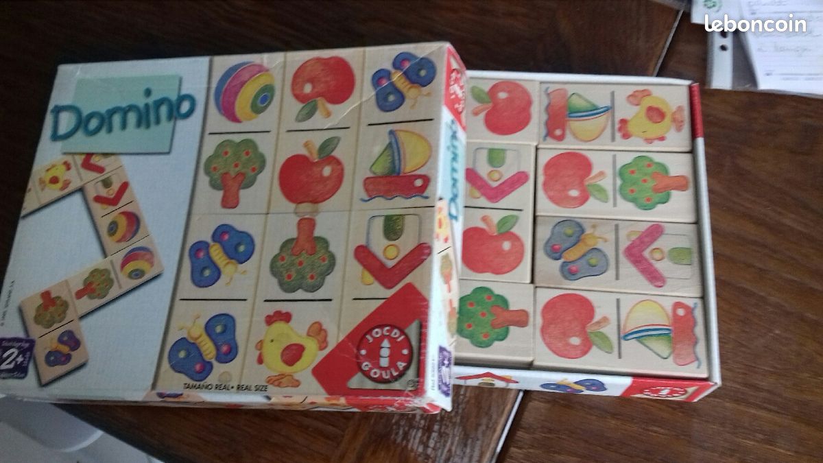 Jeu domino en bois (image 1)
